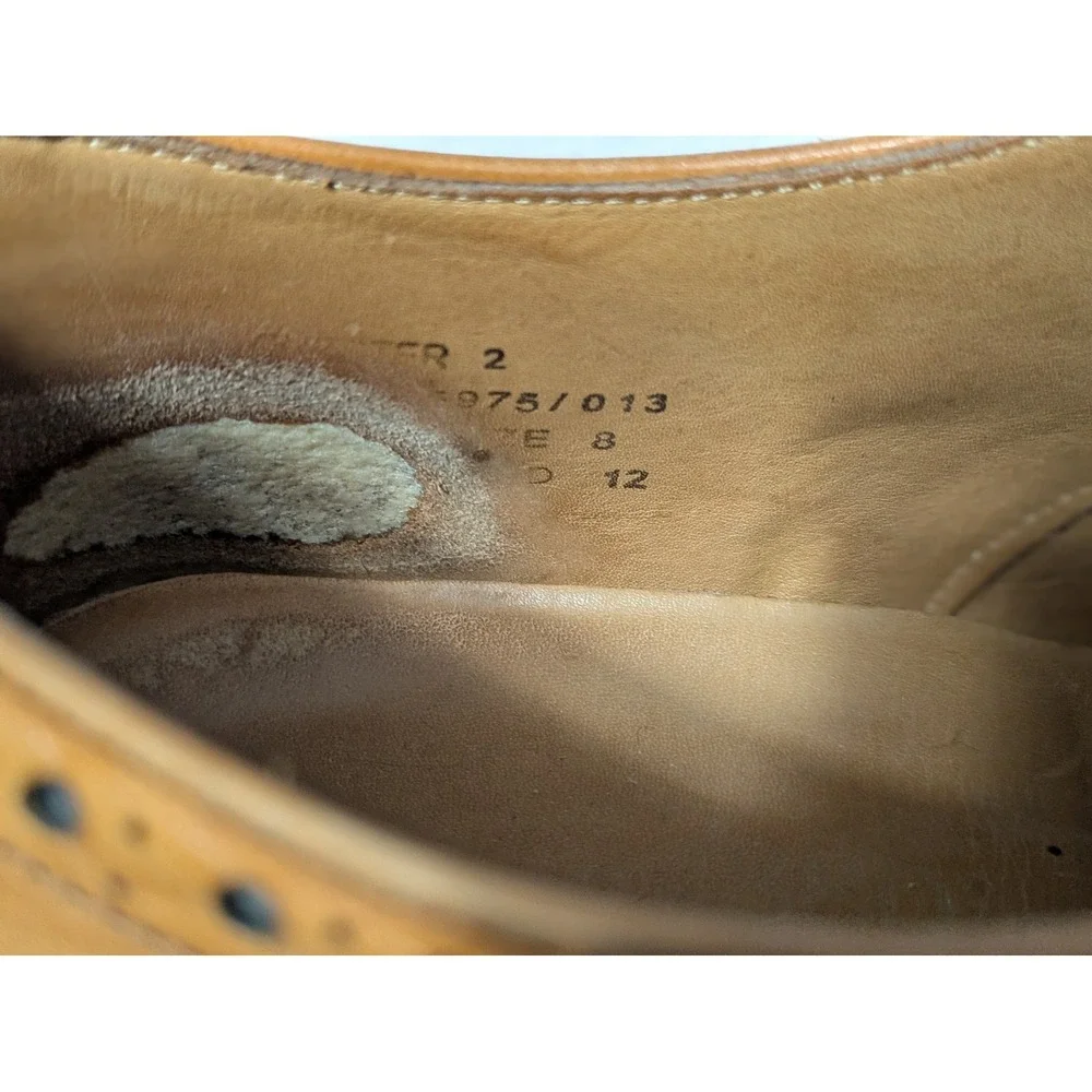 Loake 1880 Chester Shoes Sz 8 US 41 EU Made In England Wing Tip Luxury‎ Capsule